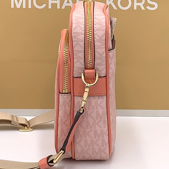 Michael Kors Jet Set Travel Medium NS Logo Stripe Crossbody Bag 
SHERBER… - Picture 7 of 15